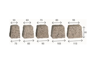 Granit 6 cm 5 formátov - vymývaná